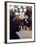 At the Cafe De La Nouvelle Athenes or Portrait De Suzanne Valadon, 1885 (Oil on Canvas)-Federigo Zandomeneghi-Framed Giclee Print