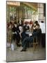 At the Cafe De La Paix-Georges Croegaert-Mounted Giclee Print