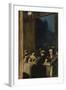 At the Cafe; Im Cafe-Lesser Ury-Framed Giclee Print