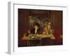 At the Cafe or the Absinthe-Jean Béraud-Framed Giclee Print