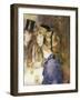 At the Cafe (The Drinkers), 1877-Pierre-Auguste Renoir-Framed Giclee Print