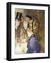 At the Cafe (The Drinkers), 1877-Pierre-Auguste Renoir-Framed Giclee Print