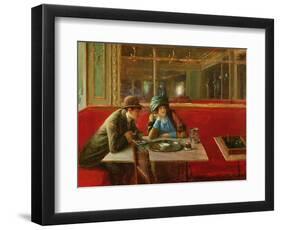 At the Cafe-Jean Béraud-Framed Giclee Print