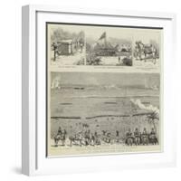 At the Camp of Exercise, Delhi, India-null-Framed Giclee Print