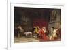 At the Cardinal's, 1880 (Oil on Canvas)-Tito Conti-Framed Giclee Print