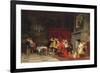 At the Cardinal's, 1880 (Oil on Canvas)-Tito Conti-Framed Giclee Print