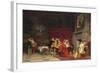 At the Cardinal's, 1880 (Oil on Canvas)-Tito Conti-Framed Giclee Print
