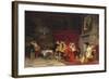 At the Cardinal's, 1880 (Oil on Canvas)-Tito Conti-Framed Giclee Print