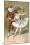 At the Carnival, Harlequin and Columbine-null-Mounted Art Print