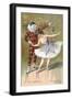 At the Carnival, Harlequin and Columbine-null-Framed Art Print