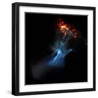 At the Center of this Chandra Image, a Pulsar, Responsible for this X-ray Nebula-null-Framed Premium Photographic Print