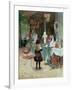 At the Champs-Elysees Gardens, circa 1897-Victor Gabriel Gilbert-Framed Giclee Print