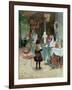 At the Champs-Elysees Gardens, circa 1897-Victor Gabriel Gilbert-Framed Giclee Print