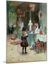 At the Champs-Elysees Gardens, circa 1897-Victor Gabriel Gilbert-Mounted Giclee Print