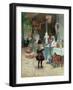 At the Champs-Elysees Gardens, circa 1897-Victor Gabriel Gilbert-Framed Giclee Print
