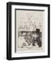 At the Champs-Elysées, plate 3 from Croquis Musicaux, 1852-Honore Daumier-Framed Giclee Print