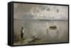 At the Chiemsee-Joseph Wopfner-Framed Stretched Canvas