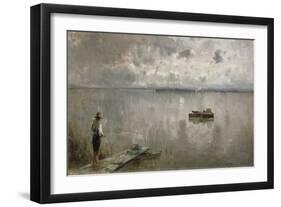 At the Chiemsee-Joseph Wopfner-Framed Giclee Print