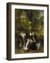 At the Chinesischer Turm in the Englischer Garten in Munich, C. 1870-Fritz Schider-Framed Giclee Print