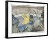 At the Circus, 1899 (Crayon, Pastels and W/C on Wove Paper)-Henri de Toulouse-Lautrec-Framed Giclee Print