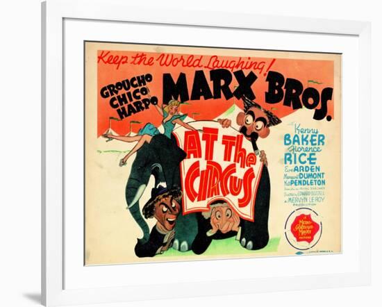 At the Circus, 1939-null-Framed Art Print