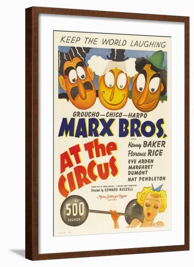 At the Circus, 1939-null-Framed Giclee Print