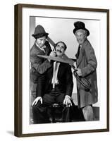 At the Circus, Chico Marx, Groucho Marx, Harpo Marx, 1939-null-Framed Photo