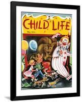 At the Circus - Child Life, May 1954-null-Framed Premium Giclee Print