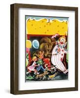 At the Circus - Child Life-null-Framed Giclee Print