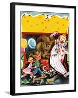 At the Circus - Child Life-null-Framed Giclee Print