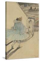 At the Circus: Entering the Ring, 1899 (Black and Coloured Pencils on Paper)-Henri de Toulouse-Lautrec-Stretched Canvas