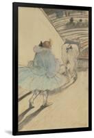 At the Circus: Entering the Ring, 1899 (Black and Coloured Pencils on Paper)-Henri de Toulouse-Lautrec-Framed Giclee Print