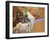 At the Circus Fernando, Rider on a White Horse, 1888-Henri de Toulouse-Lautrec-Framed Giclee Print