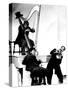 At the Circus, Harpo Marx, Bottom Chico Marx, Groucho Marx, 1939-null-Stretched Canvas