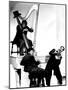 At the Circus, Harpo Marx, Bottom Chico Marx, Groucho Marx, 1939-null-Mounted Photo