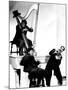 At the Circus, Harpo Marx, Bottom Chico Marx, Groucho Marx, 1939-null-Mounted Photo