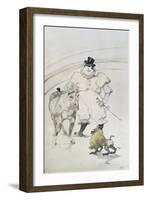 At the Circus: Trained Pony and Baboon, 1899-Henri de Toulouse-Lautrec-Framed Giclee Print