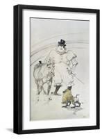 At the Circus: Trained Pony and Baboon, 1899-Henri de Toulouse-Lautrec-Framed Giclee Print