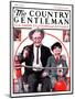 "At the Circus with Grandfather," Country Gentleman Cover, May 5, 1923-J.F. Kernan-Mounted Giclee Print