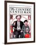 "At the Circus with Grandfather," Country Gentleman Cover, May 5, 1923-J.F. Kernan-Framed Giclee Print