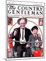 "At the Circus with Grandfather," Country Gentleman Cover, May 5, 1923-J.F. Kernan-Mounted Giclee Print