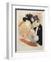 At the Concert, 1896-Henri de Toulouse-Lautrec-Framed Giclee Print