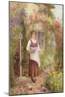 At the Cottage Door-William Affleck-Mounted Giclee Print