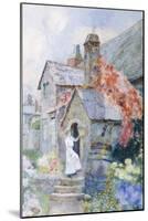 At the Cottage Door-David Woodlock-Mounted Giclee Print