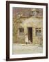 At the Cottage Door-Helen Allingham-Framed Giclee Print