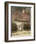 At the Cottage Gate-Helen Allingham-Framed Giclee Print