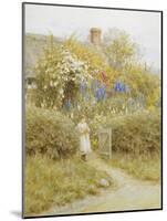 At the Cottage Gate-Helen Allingham-Mounted Giclee Print