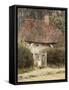 At the Cottage Gate-Helen Allingham-Framed Stretched Canvas