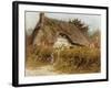 At the Cottage Gate-Helen Allingham-Framed Giclee Print