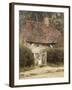 At the Cottage Gate-Helen Allingham-Framed Giclee Print